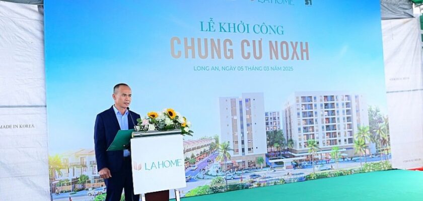 Long An: Chung cư nhà ở xã hội đầu tiên được khởi công trong năm 2025