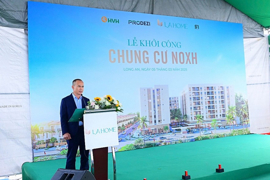 Long An: Chung cư nhà ở xã hội đầu tiên được khởi công trong năm 2025